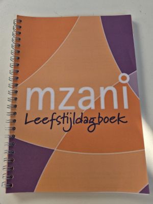 Voorpagina van het Leefstijfldagboek van Darmtherapeut Mzani