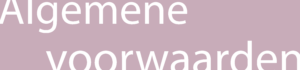 Algemene voorwaarden GAT voor Mzani in Pernis